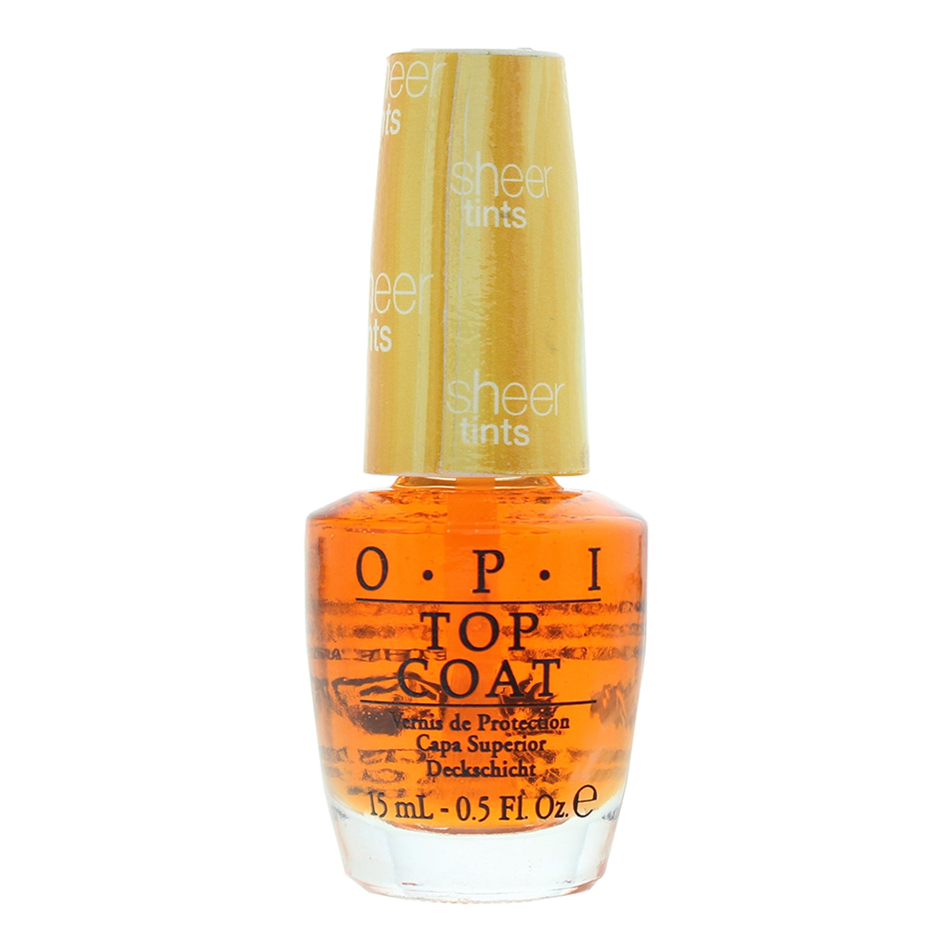 OPI Sheer Tints Top Coat - I'm Never Amberrassed NTS01