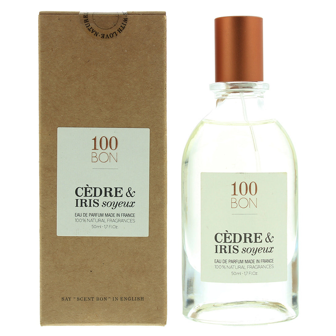 100BON Cèdre & Iris Soyeux Refillable Eau de Parfum