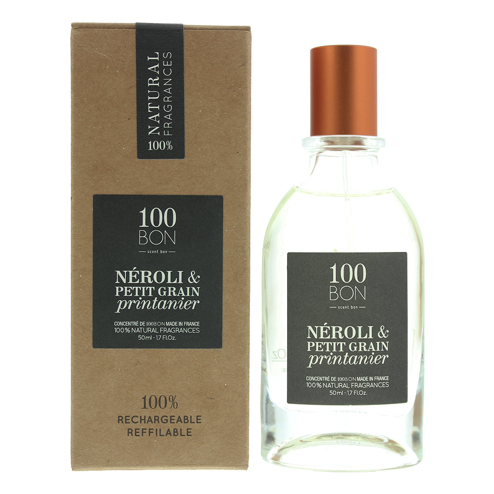 100BOn Néroli & Petit Grain Printanier Refillable Eau de Parfum Concetrate