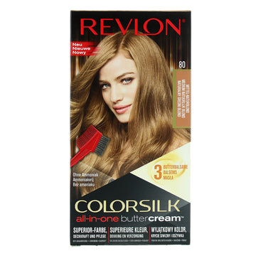 Revlon Luxurious Colorsilk Buttercream Hair Color - 80/73N Medium Natural Blonde