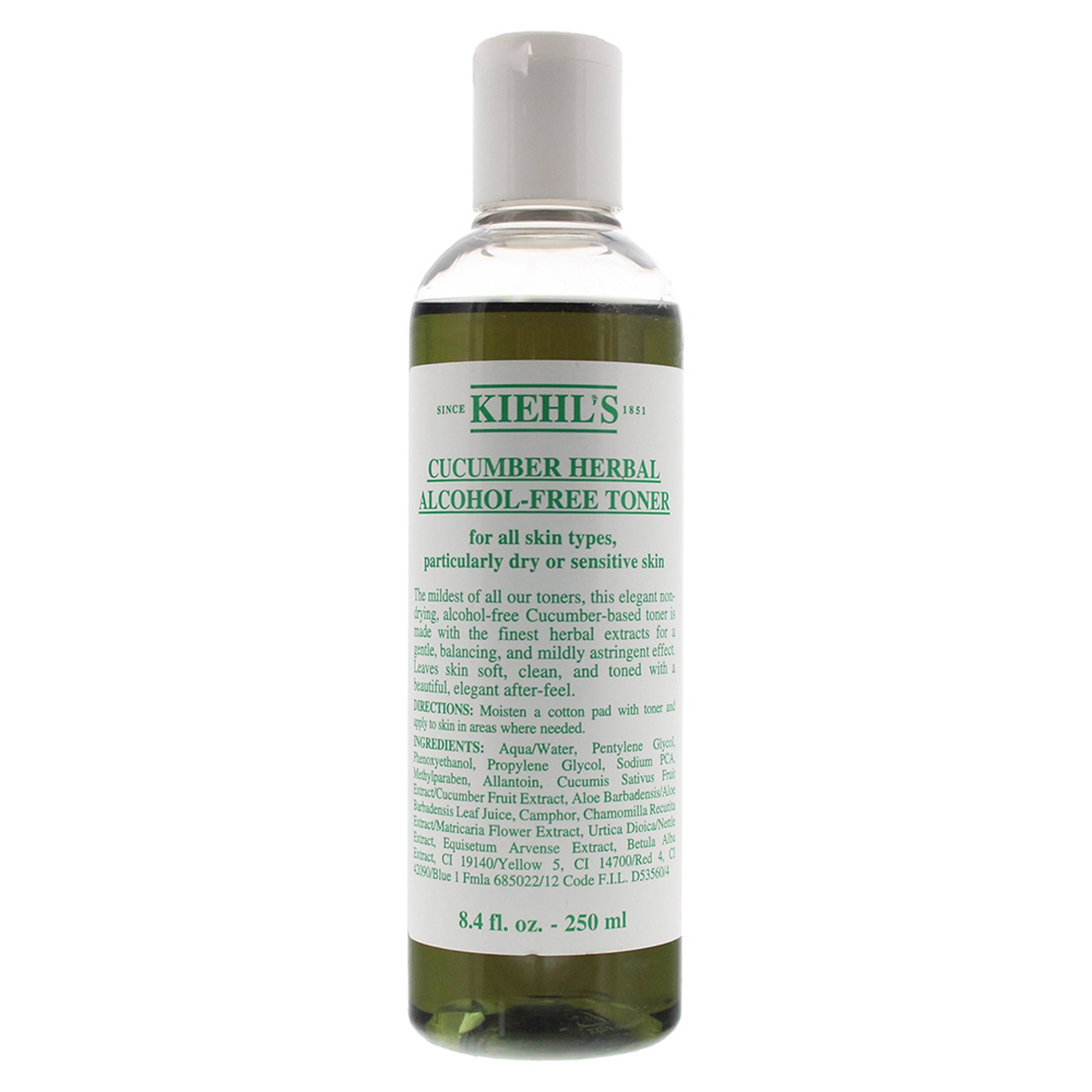 Kiehl's Cucumber Herbal Alcohol-Free Toner - For Dry And Sensitive Skin