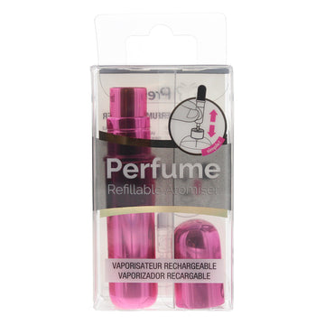 Pressit Refillable Perfume Spray Bottle - Hot Pink