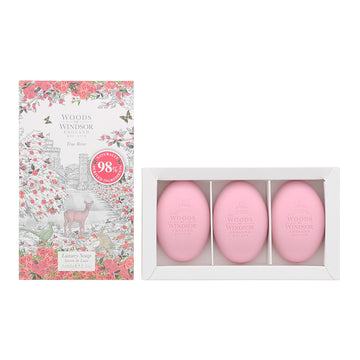 Woods Of Windsor True Rose Soap - 3 Pieces