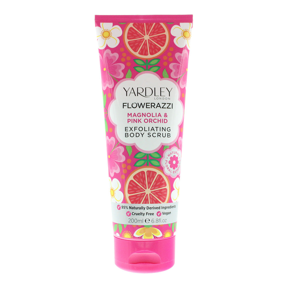 Yardley Flowerazzi Magnolia & Pink Orchid Body Scrub