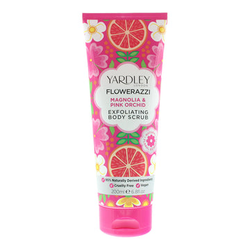 Yardley Flowerazzi Magnolia & Pink Orchid Body Scrub