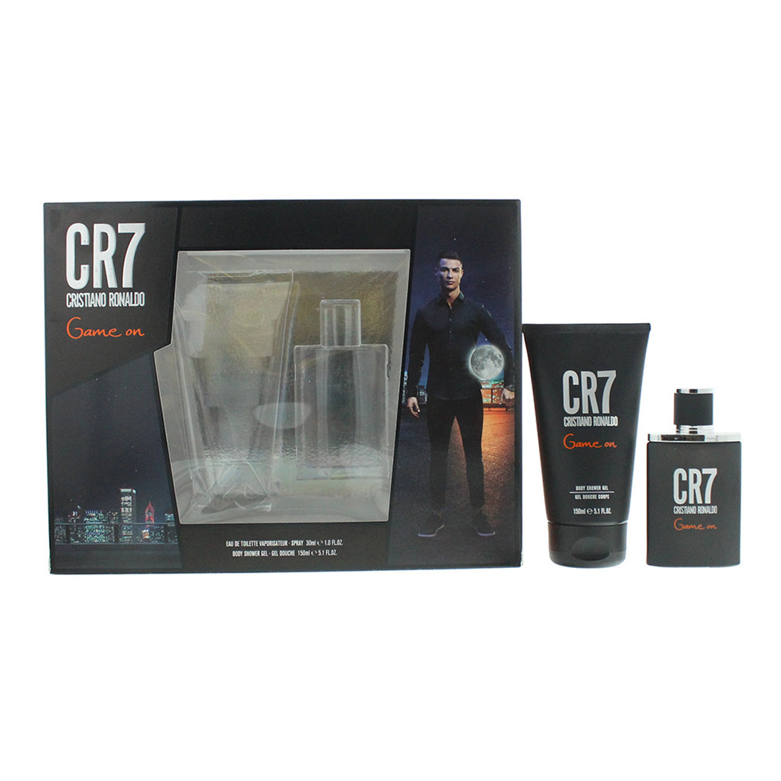 Cristiano Ronaldo CR7 Game On Gift Set 30ml EDT Spray + 100ml Shower Gel