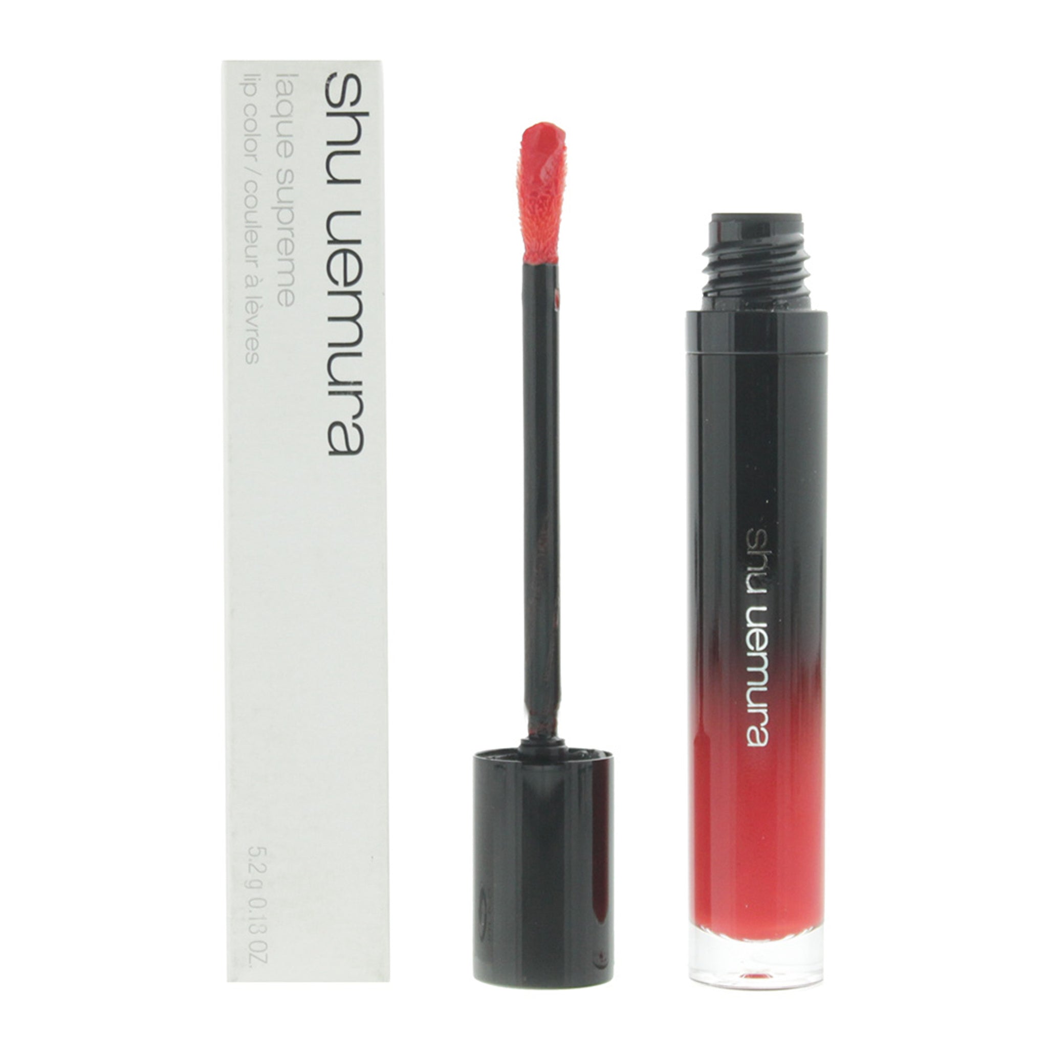 Shu Uemura Laque Supreme Lip Color - OR01 Ruby Orange