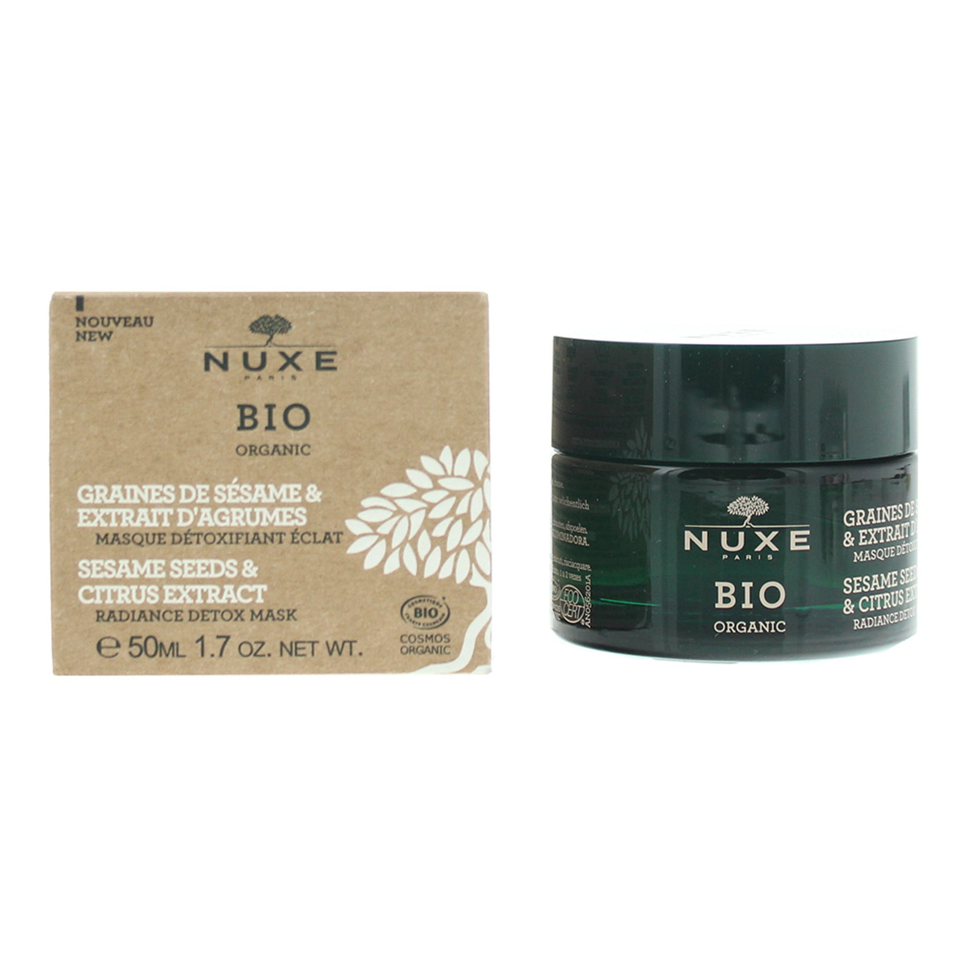 Nuxe Bio Organic Sesame Seeds & Citrus Extract Radiance Detox Mask