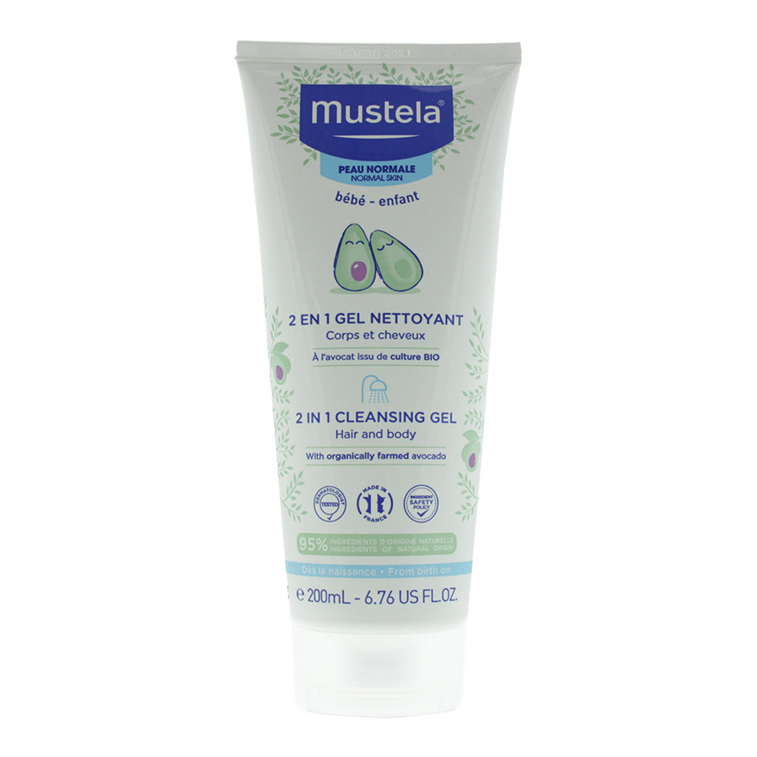 Mustela Bebe 2 in 1 Cleansing Hair And Body Gel