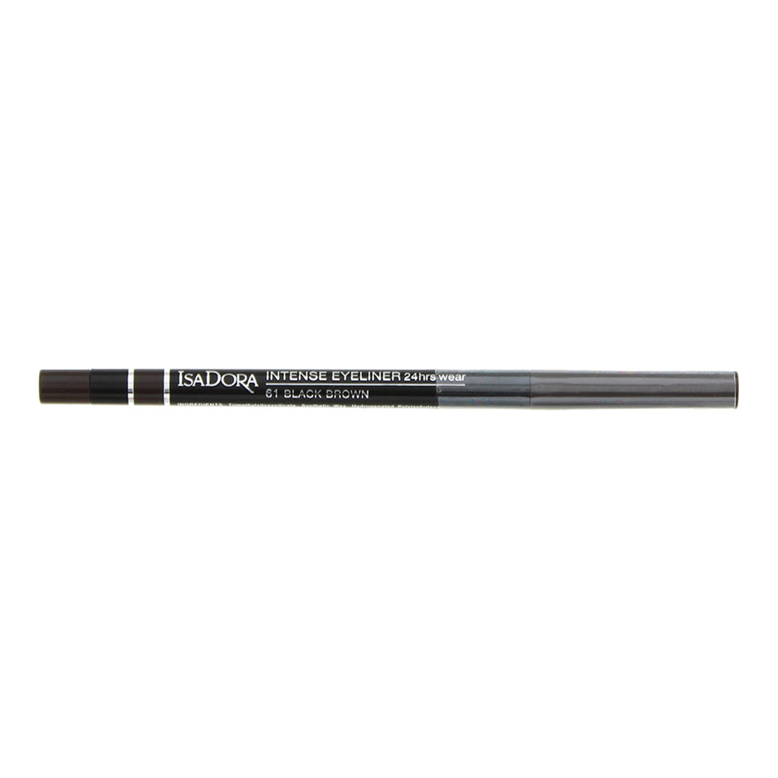 IsaDora Intense Eyeliner 24h Wear - 61 Black Brown