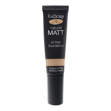 IsaDora Natural Matt Oil-Free Foundation - 12 Sand