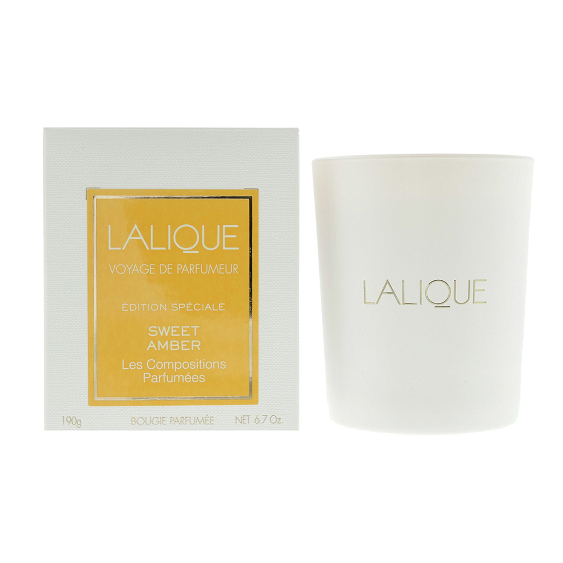 Lalique Les Compositions Parfumées Sweet Amber Candle