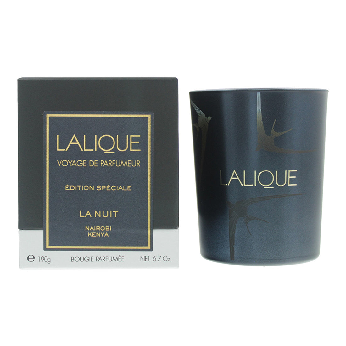 Lalique Candle - La Nuit Nairobi