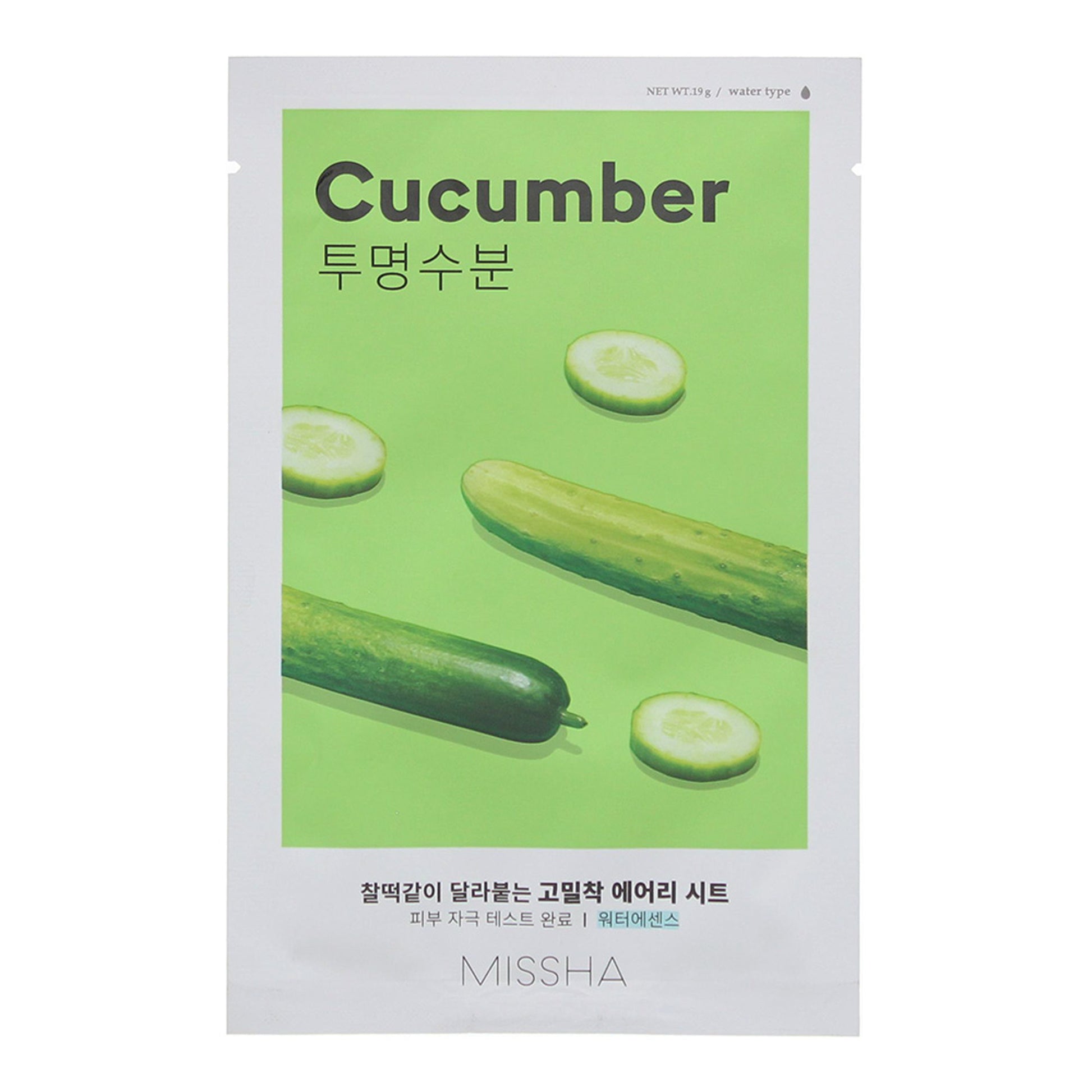 Missha Airy Fit Sheet Mask - Cucumber