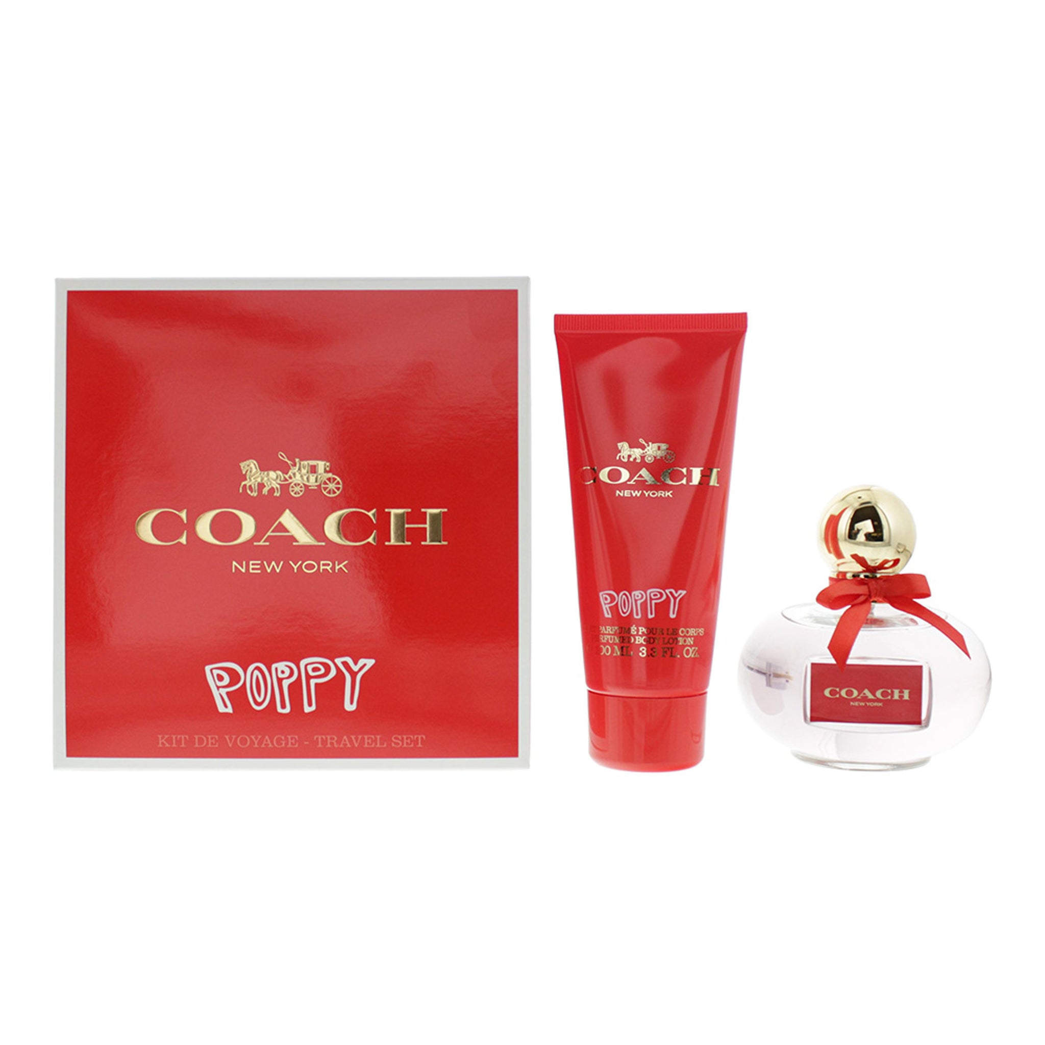 Coach Poppy Gift Set 100ml EDP + 100ml Body Lotion