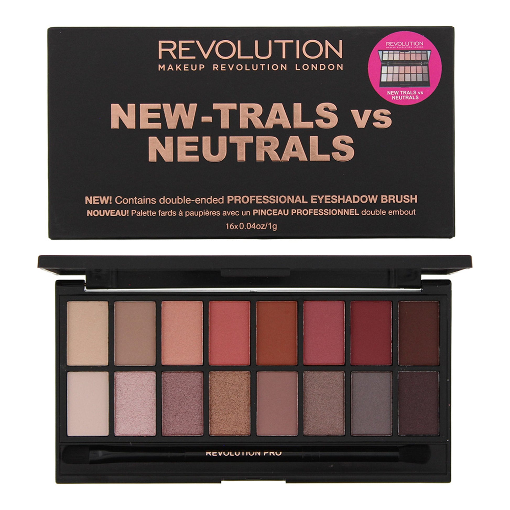 Makeup Revolution New-Trals vs Neutrals Eyeshadow Palette