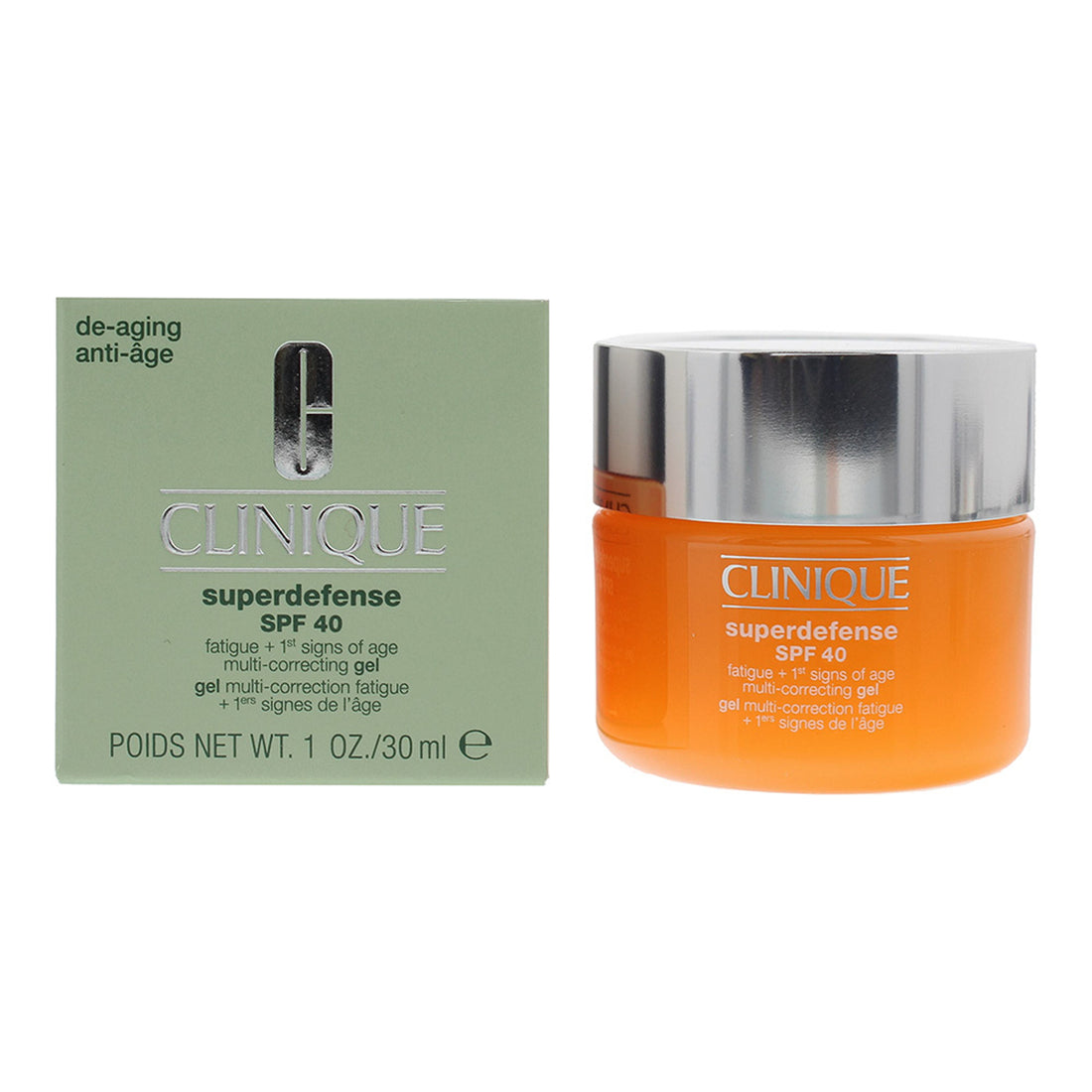 Clinique Superdefense SPF40 Fatigue + 1st Signs of Age Multi-Correcting Gel