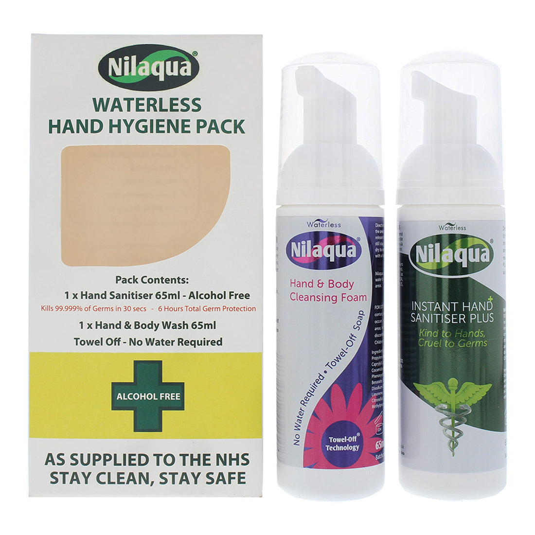 Nilaqua Waterless Hand Hygiene Pack