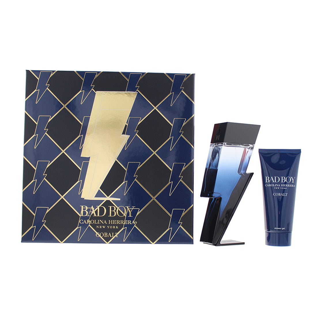 Carolina Herrera Bad Boy Cobalt Gift Set 100ml EDP + 100ml Shower Gel