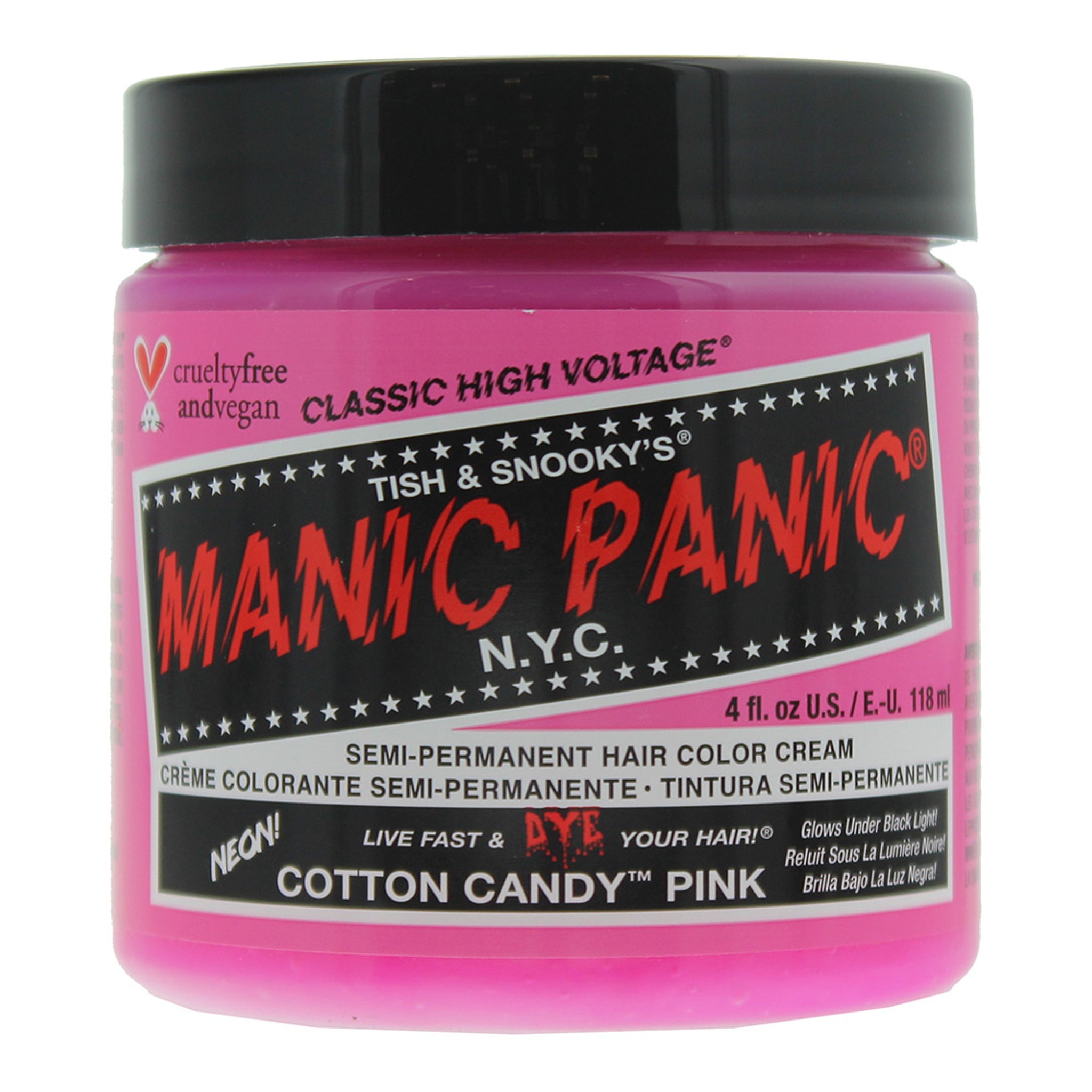 Manic Panic High Voltage Classic Semi-Permanent Hair Colour - Cotton Candy Pink