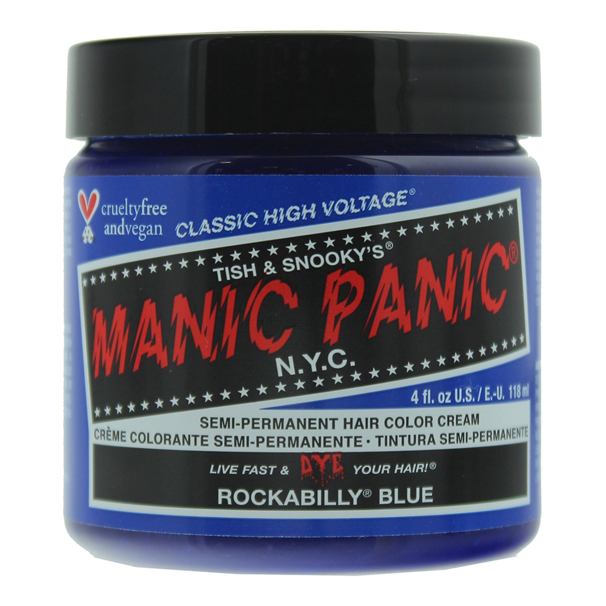 Manic Panic High Voltage Classic Semi-Permanent Hair Colour - Rockabilly Blue