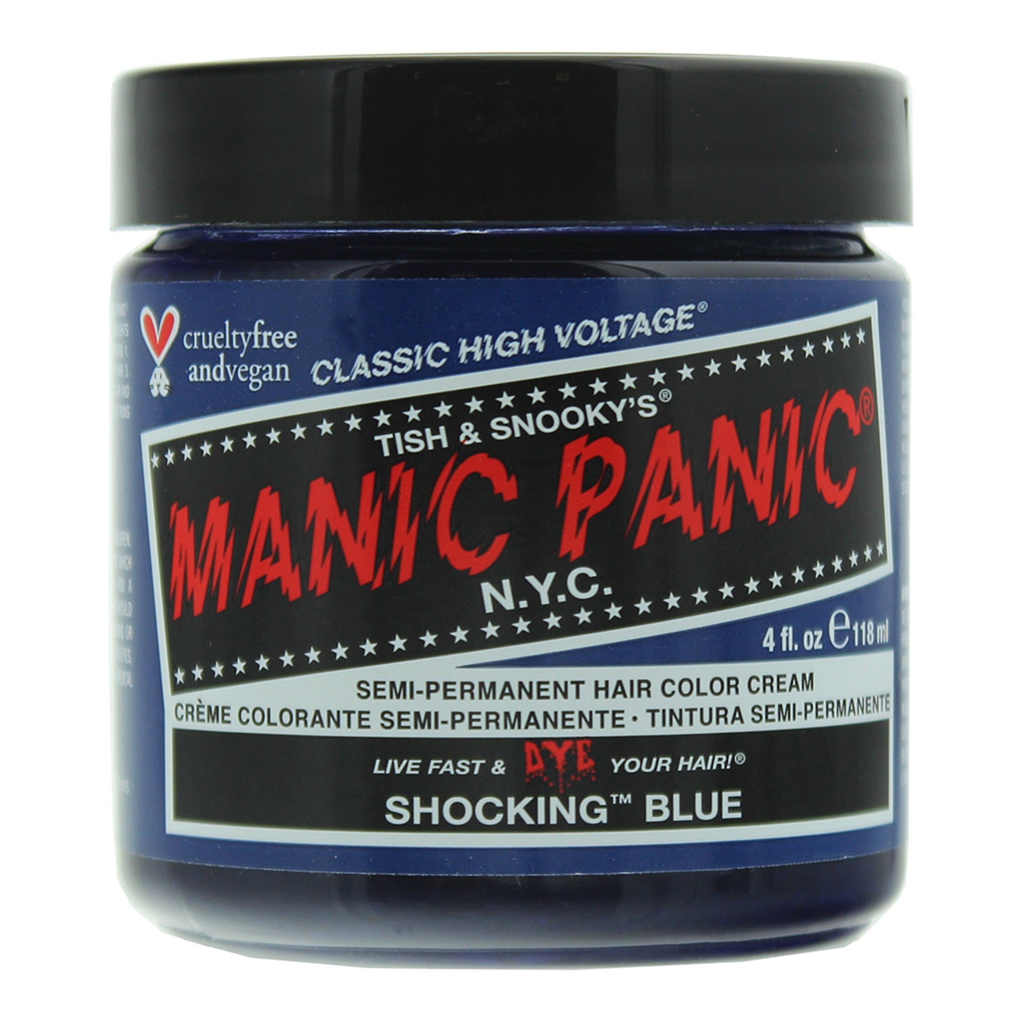 Manic Panic High Voltage Classic Semi-Permanent Hair Colour - Shocking Blue