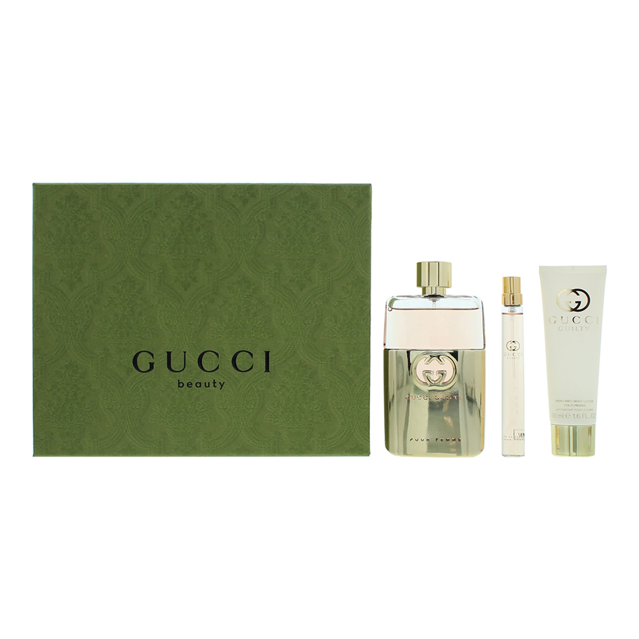 Gucci Guilty Pour Femme Gift Set 90ml EDP + 10ml EDP + 50ml Body Lotion