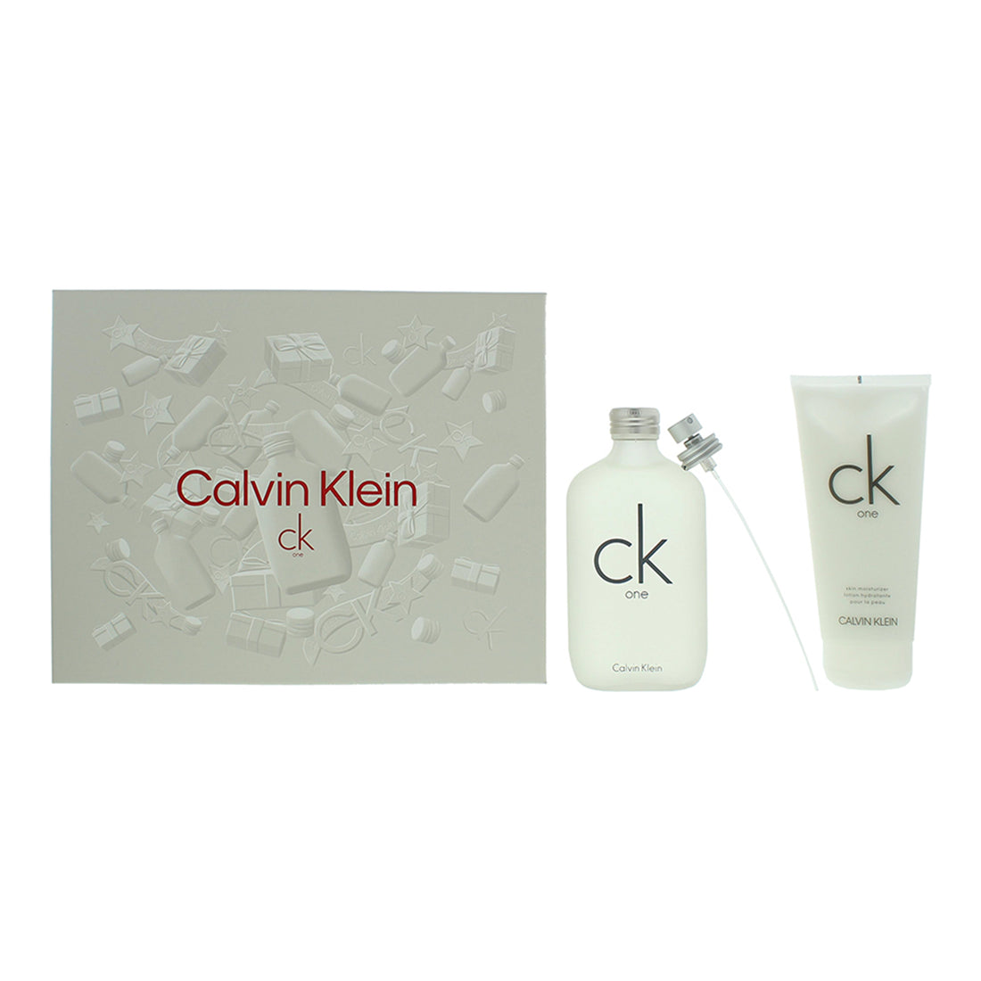 Calvin Klein CK One Gift Set 200ml EDT + 200ml Shower Gel - Christmas Edition