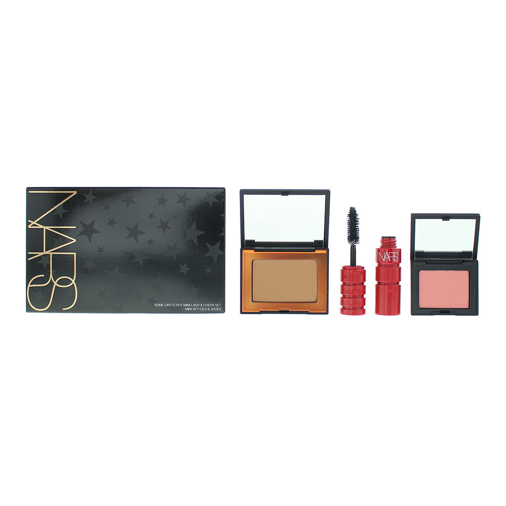 NARS Some Like It Hot Gift Set 3 Pieces (This gift set contains:

1x 3.3g Bronzing Powder Laguna
1x 2.5g Mascara Explicit Black
1x 2.5 Bush Orgasm)