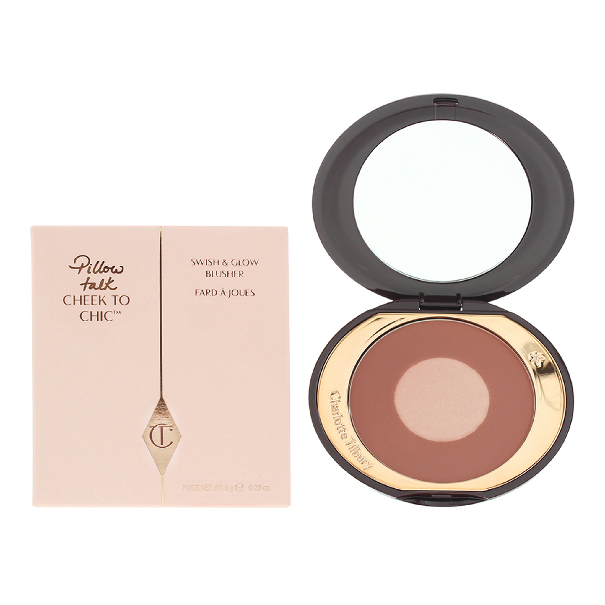 Charlotte Tilbury Cheek To Chic Blusher - Pillow Talk Intense