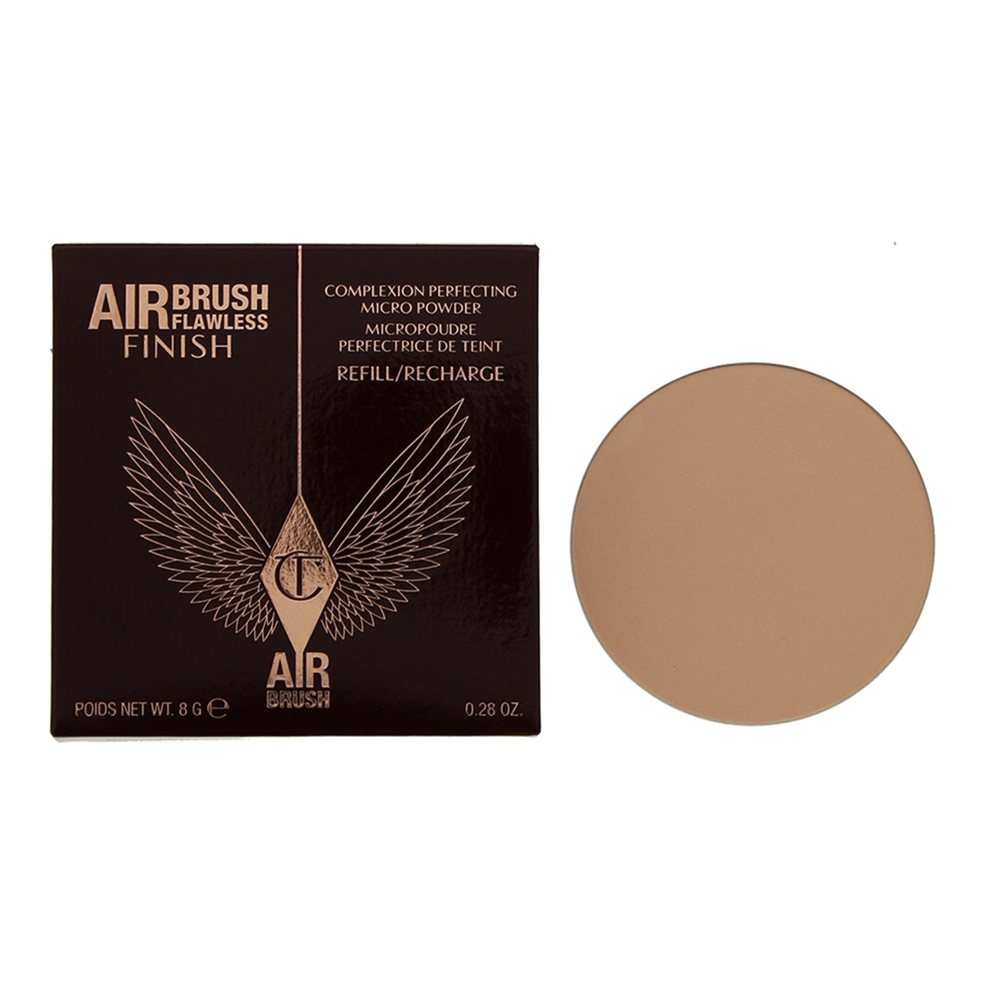 Charlotte Tilbury Airbrush Flawless Finish Pressed Powder Refill - 2 Medium