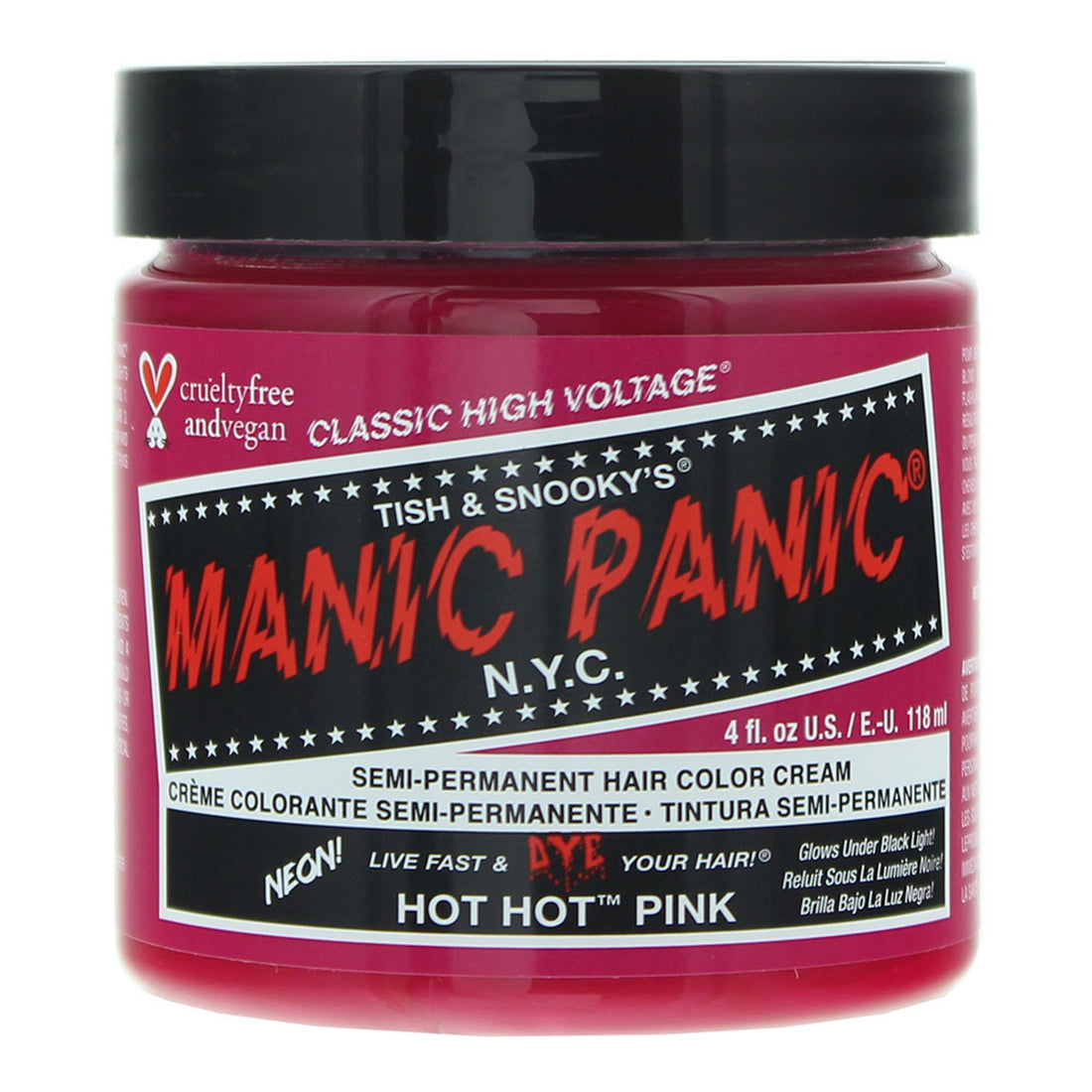 Manic Panic High Voltage Classic Semi-Permanent Hair Colour - Hot Hot Pink