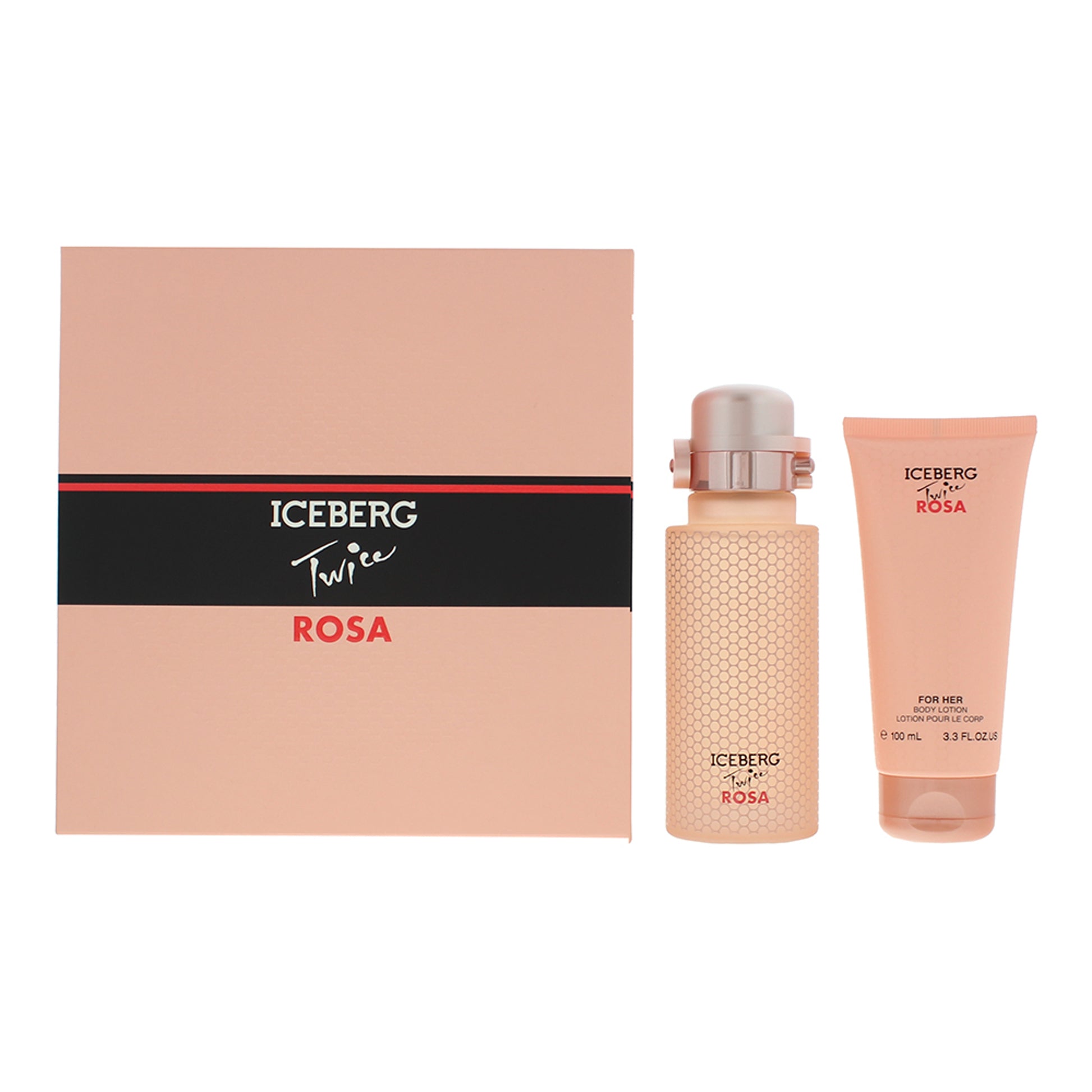 Iceberg Twice Rosa Gift Set 125ml EDT + 100ml Body Lotion