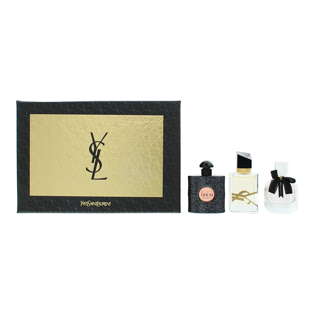 Yves Saint Laurent Miniature Gift Set 7.5ml Libre EDP + 7.5ml Mon Paris EDP + 7.5ml Black Opium EDP