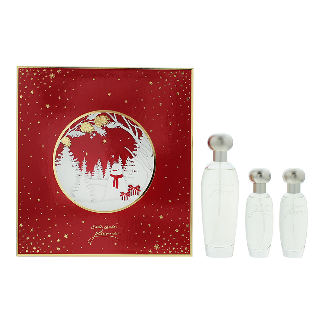 Estée Lauder Pleasures Gift Set 100ml EDP + 30ml EDP + 30ml EDP