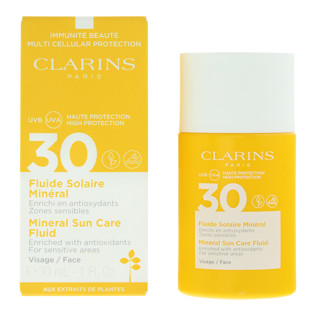 Clarins Mineral Sun Care Fluid Face SPF30