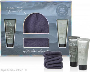 The Kind Edit Co. Skin Expert Beanie Gift Set 100ml Shower Gel + 100ml Body Lotion + Beanie Hat