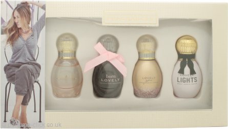 Sarah Jessica Parker Miniatures Gift Set 5ml Born Lovely EDP + 5ml Lovely EDP + 5ml Lovely You EDP + 5ml Lovely Lights EDP