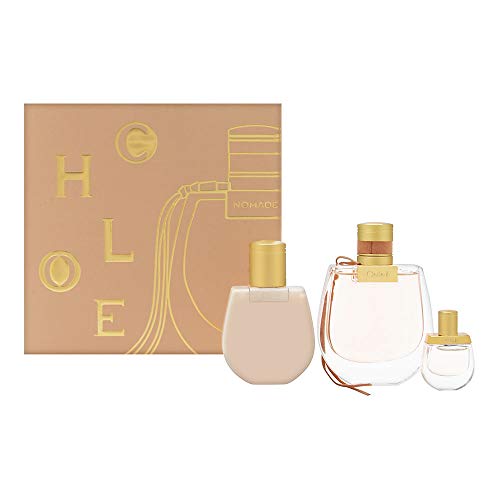 Chloé Nomade Gift Set 75ml EDP + 5ml EDP + 100ml Body Lotion