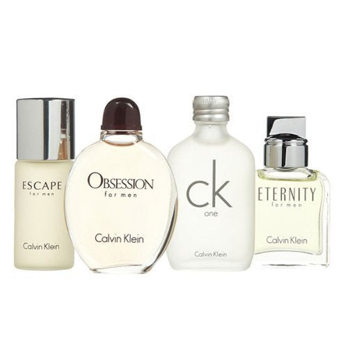 Calvin Klein Miniature Gift Set 15ml Eternity EDT + 15ml Obsession EDT + 15ml CK One EDT + 15ml Escape EDT