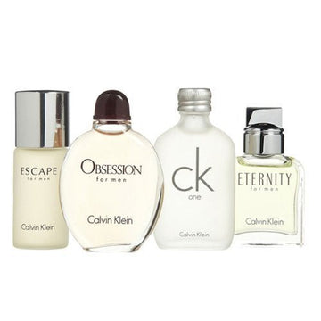 Calvin Klein Miniature Gift Set 15ml Eternity EDT + 15ml Obsession EDT + 15ml CK One EDT + 15ml Escape EDT