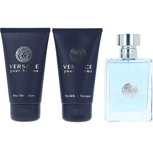 Versace pour Homme Gift Set 50ml EDT + 50ml Shower Gel + 50ml Aftershave Balm