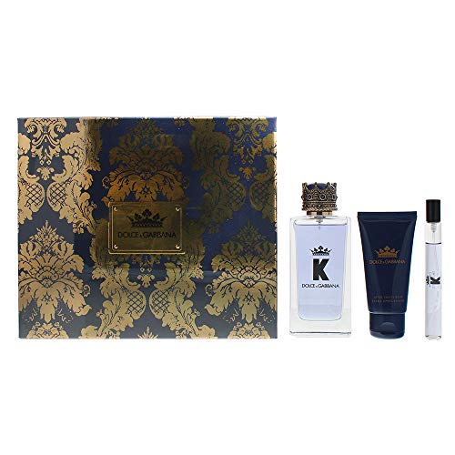 Dolce & Gabbana K Gift Set 100ml EDT + 10ml EDT + 50ml Aftershave Balm