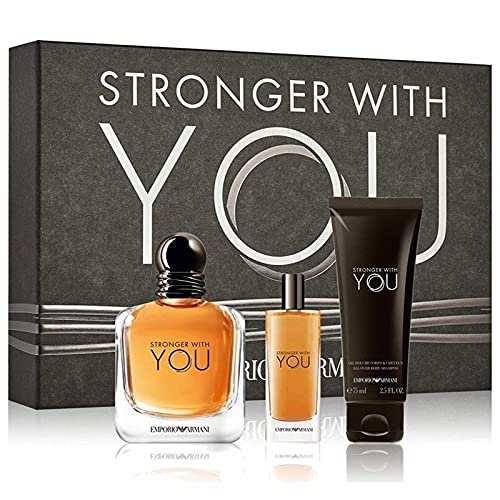 Giorgio Armani Emporio Armani Stronger With You Gift Set 100ml EDT + 15ml EDT + 75ml Shower Gel