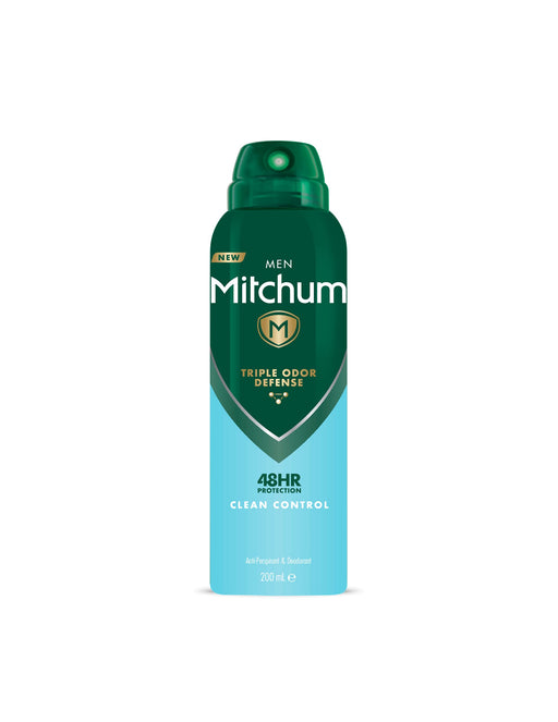 Mitchum Men Triple Odor Defense Clean Control 48HR Protection Deodorant Spray