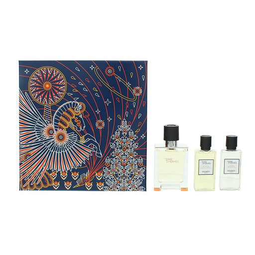 Hermès Terre d'Hermès Gift Set 50ml EDT + 40ml Shower Gel + 40ml Aftershave Lotion