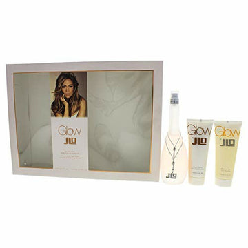 Jennifer Lopez Glow Gift Set 100ml EDT +  75ml Body Lotion + 75ml Shower Gel