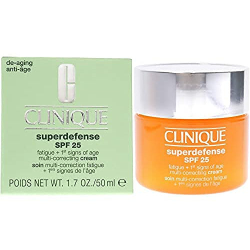 Clinique Superdefense Fatigue + 1st Signs Of Age Multi-Correcting Cream SPF25 - Very Dry to Dry Combination Skin