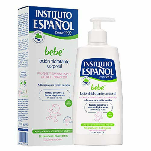 Instituto Español Bebé Baby Moisturizing Body Lotion Newborn Sensitive Skin Without Allergens