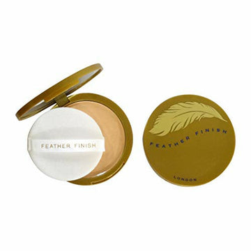 Mayfair Feather Finish Compact Powder with Mirror - 02 Peach